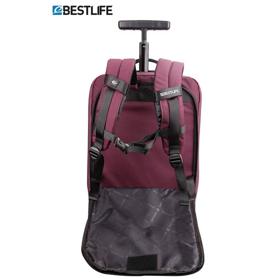 Bestlife Mochila Trolley Cabine para Portátil 15 6 Tablet USB Violeta