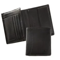 CAMEL ACTIVE Carteira Porta-Notas Vertical com Porta-Moedas Cordoba Preta | Ref. 9113370660
