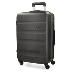 Mala de Viagem / Trolley Médio 65cm 4 Rodas ROLL ROAD Flex Antracite | Ref. 186.5849461B