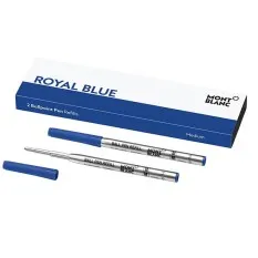 Pack 2 Recargas Ballpoint (M) MONTBLANC Royal Blue | Ref. 238.124493