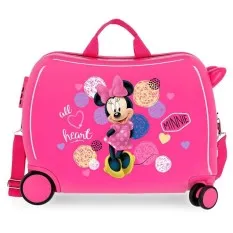 Mala Viagem Infantil 4 Rodas LOVE Minnie Rosa | Ref. 186.2059821
