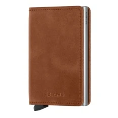 Secrid SLIMWALLET Vintage Cognac-Silver | Ref. 297.SV-CS