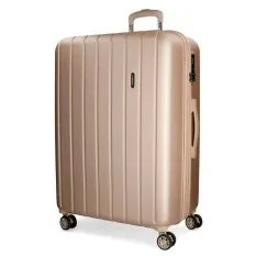 Mala de Viagem / Trolley Grande 75cm 4R Exp. MOVOM Wood Champanhe | Ref. 186.5319465C