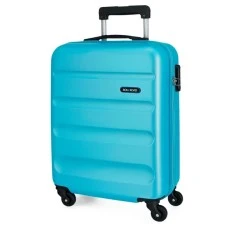 Mala de Cabine / Trolley 55cm 4 Rodas ROLL ROAD Flex Azul Turquesa | Ref. 186.584946AA