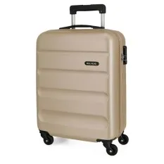 Mala de Cabine / Trolley 55cm 4 Rodas ROLL ROAD Flex Champanhe | Ref. 186.5849469A