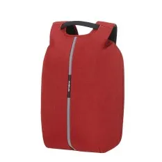 Samsonite Mochila Anti-Roubo para Portátil 15.6'' c/ Porta USB SECURIPAK Vermelha | Ref. 92KA600110