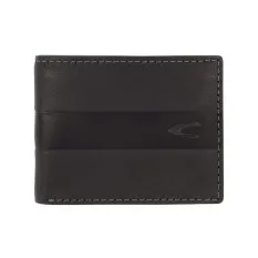 Camel Active Carteira Porta-Notas e Moedas MALI Preta | Ref. 9131570160
