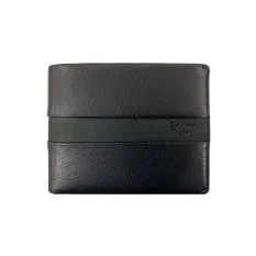 Carteira Porta-Notas com Porta-Cartões RFID ERIUM Preta | Ref. 102.ER1664P