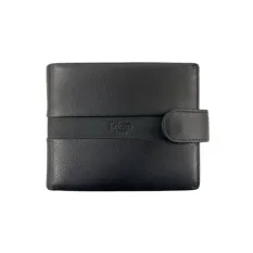 Carteira Porta-Notas com Porta-Moedas RFID ERIUM Preta | Ref. 102.ER1662P