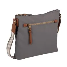 Camel Active Bolsa de Ombro BARI Cinza Escuro | Ref. 9130360371