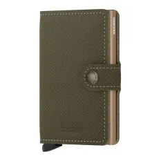 Secrid MINIWALLET Saffiano Olive | Ref. 297.MSA-O