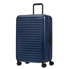 SAMSONITE Mala de Viagem / Trolley Médio 68cm 4R Stackd Azul Escuro | Ref. 92KF100241