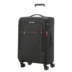American Tourister Trolley Médio 67cm 4R EXP CROSSTRACK Cinzento/Vermelho | Ref. 92MA300318