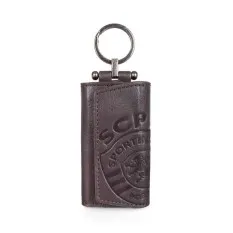 Chaveiro para 4 Chaves SPORTING Oficial Castanho | Ref. 51.SCP3590C