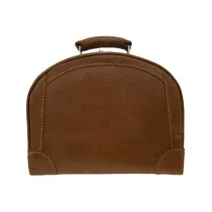 Mala Baú Vintage de Senhora Grande Castanha | Ref. 31.018-10