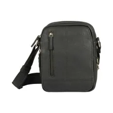 Bolsa de Tiracolo Grande c/Aba Matties 46442 Preta | Ref. 132.46442P