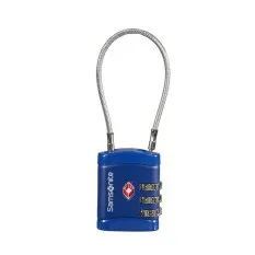Samsonite ACESSÓRIOS Cadeado c/ Cabo 3 Dígitos TSA Azul | Ref. 92CO104111