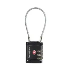 Samsonite ACESSÓRIOS Cadeado c/ Cabo 3 Dígitos TSA Preto | Ref. 92CO104109