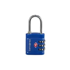 Samsonite ACESSÓRIOS Cadeado c/ Código de Combinação + TSA Azul | Ref. 92CO109911