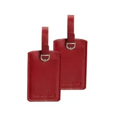 Samsonite ACESSÓRIOS Conjunto 2 Etiquetas de Bagagem Vermelho | Ref. 92CO105100