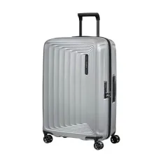 SAMSONITE Mala de Viagem / Trolley Médio 69cm 4R Exp. Nuon Prata Matte | Ref. 92KF000338