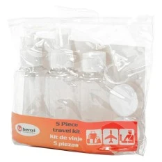 Benzi Bolsa c/ 5 Recipientes BZ5478 Branco | Ref. 288.BZ5478B