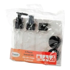 BENZI Bolsa c/ 5 Recipientes Preta | Ref. 288.BZ5478P