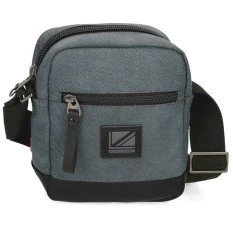 Bolsa de Tiracolo c/ Bolso Frontal Pepe Jeans SUNRISE Cinza | Ref. 186.7145231