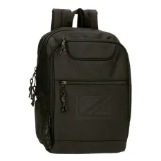 Mochila para Portátil 13.3” Adapt. 2C Pepe Jeans BROMLEY LDN Preta | Ref. 186.7172131