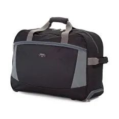 Benzi Saco de Viagem c/ Rodas 44cm BZ5405 Preto/Cinza | Ref. 288.BZ5405PC