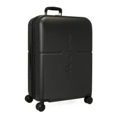 Mala de Viagem /Trolley Grande 70cm 4R Exp. Pepe Jeans HIGHLIGHT Preta | Ref. 186.7689521B