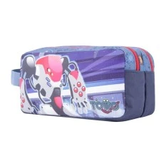 Estojo Escolar Duplo Totto ALTAS Azul | Ref. 330.AJ52ATA0012JW