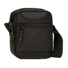 Bolsa de Tiracolo c/ Bolso Frontal Pepe Jeans BROMLEY LDN Preta | Ref. 186.7175231