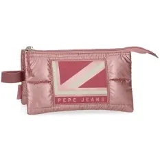 Estojo Escolar 3C. Pepe Jeans CAROL Rosa | Ref. 186.6454321