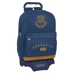 Mochila Escolar 43cm c/ Carro Harry Potter MAGICAL Azul | Ref. 248.612293313