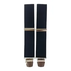 Suspensórios Adulto Lisos Joseph Azul Escuro | Ref. 67.3130AE