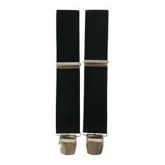 Suspensórios Adulto Lisos Joseph Louis Pretos | Ref. 67.3130P