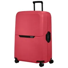 Samsonite Mala de Viagem / Trolley Gigante 81cm 4 Rodas MAGNUM ECO Vermelha | Ref. 92KH200420