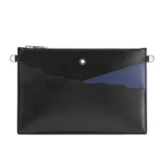 Pasta Portfólio Montblanc MEISTERISTÜCK Preta/Azul | Ref. 238.129676