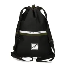 Mochila Saco c/ Bolso Frontal Pepe Jeans LUCA Preta | Ref. 186.6573821