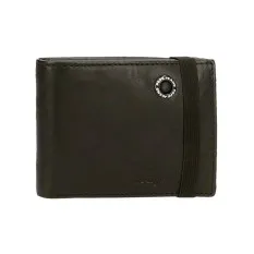 Carteira Horizontal c/ Elástico Pepe Jeans Badge Preta | Ref. 186.7373931