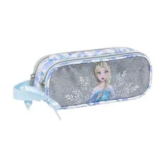 Estojo Escolar Duplo Compartimento Frozen II MEMORIES Azul | Ref. 248.812273513