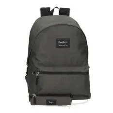 Mochila para Portátil + Estojo Pepe Jeans ARIS Evergreen Antracite | Ref. 186.63392A3