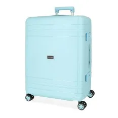 Mala de Viagem / Trolley Médio 66cm 4 Rodas Movom DIMENSION Turquesa | Ref. 186.5189226
