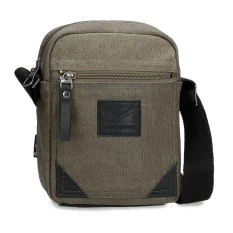 Bolsa de Tiracolo Média Pepe Jeans BARKSTON Castanha | Ref. 186.7295431