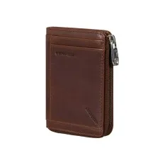 Samsonite Porta Cartões c/ Porta Moedas Vertical 8CC VEGGY SLG Castanho | Ref. 92KK472207