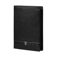 Samsonite Porta Cartões Vertical 14CC FLAGGED SLG Preta | Ref. 92KH414509