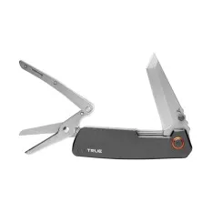 True Utility MTL-0002 Canivete 102mm DUAL CUTTER Cinza | Ref. 314.TRU-MTL-0002