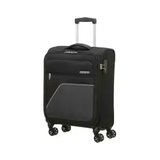 American Tourister Mala de Cabine / Trolley 55cm 4R SKY SURFER Preta/Cinza | Ref. 92MC190219