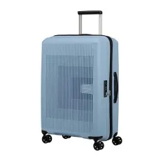 American Tourister Mala de Viagem / Trolley Médio 67cm 4R Exp. AEROSTEP Soho Grey | Ref. 92MD800208